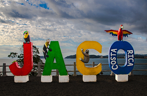 Jaco Costa Rica Welcome Sign