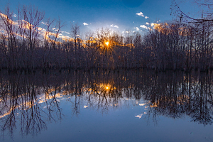 South Santee River Sunset at McClellanville