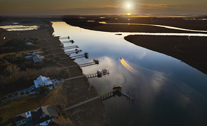 Low Intracoastal Waterway Country Sunrise