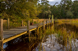 McClellanville Low Country  Dock Sunset