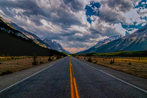 Road to Jasper National Park