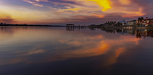 Ormond Beach Sunset in Winter