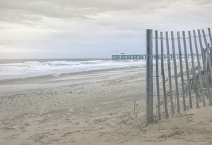 Pawleys Island Beach Pier and Fence
