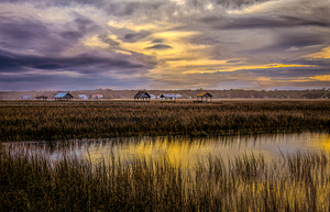 Pawleys Island Docks at Sunset
