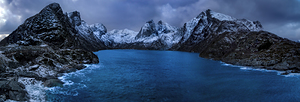 Winter Lofoten Reine Fjord