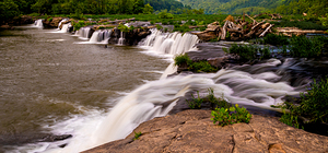 Sandstone Falls in Morning