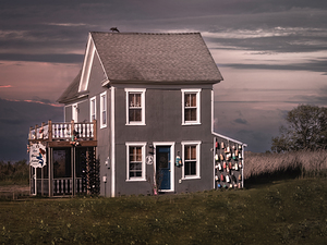 Chesapeake Buoy Cottage Sunset