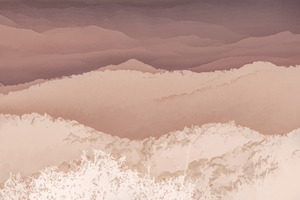 Smoky Mountains Silhouettes in Reverse