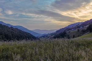 Val di Funes Valley Sunset