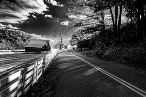 Infrared Virginia Twisty Road Barn