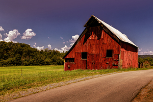 Old West Virginia Red Barn