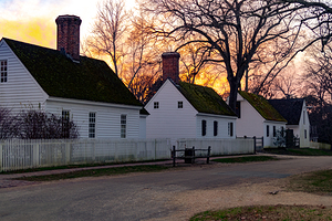 Historic Williamsburg Sunset Glow