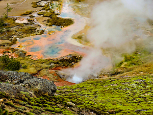 Yellowstone Hot Springs Fumaroles