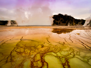 Grand Prismatic Spring A Kaleidoscope in Yellowstone