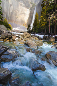 Yosemite Lower Falls Rainbow