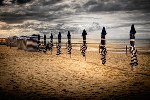 Cabourg Beach Umbrellas