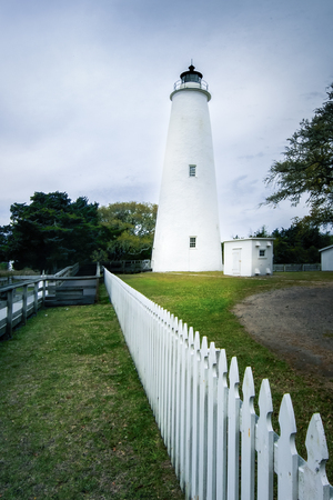 Ocracoke Lighthouse at Dusk