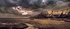 Lofoten Islands Reine Skyline