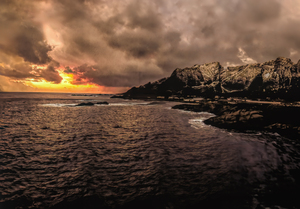 Lofoten Sorvagen Sunset