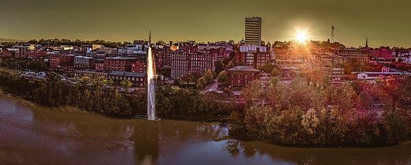 Lynchburg James River Skyline Sunset  1 Print