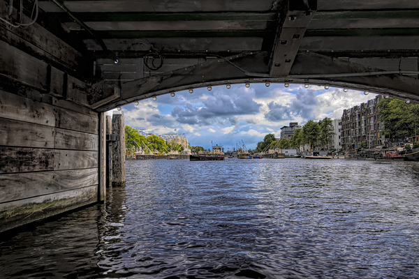 Amsterdam Bridge Framing Canal Print