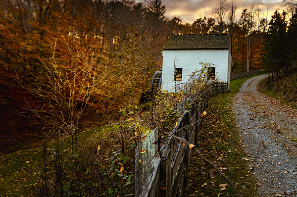 Explore Park  Sloans Grist Mill  Print