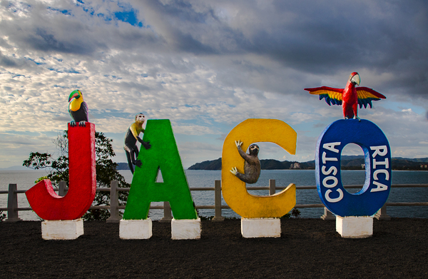Jaco Costa Rica Welcome Sign