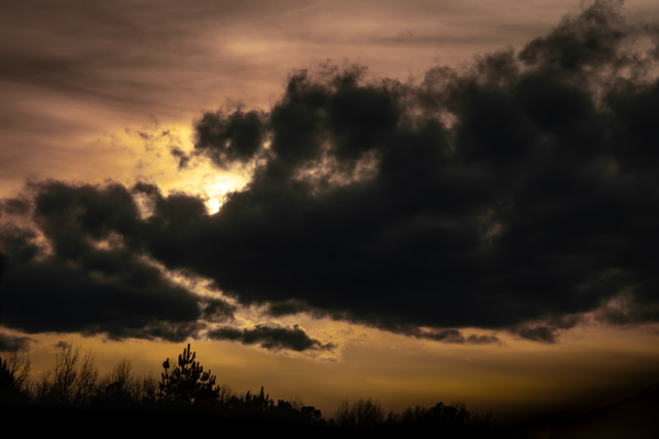 The Wonder of Clouds at Sunset Print