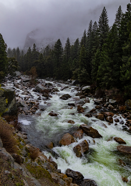 Raging Merced River Print