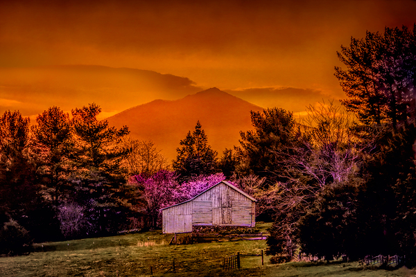 Blue Ridge Mountain Farm 1 Print