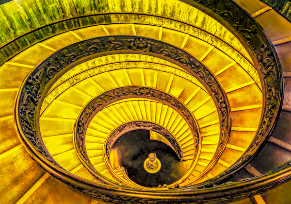 Vatican Circular Stairs Print