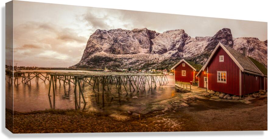 Reine Winter High Water Canvas Print