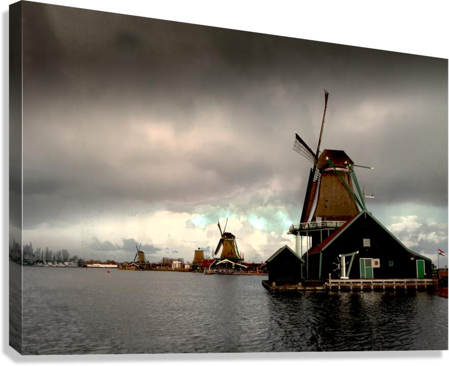 Cloudy Troubles Ahead Canvas Print