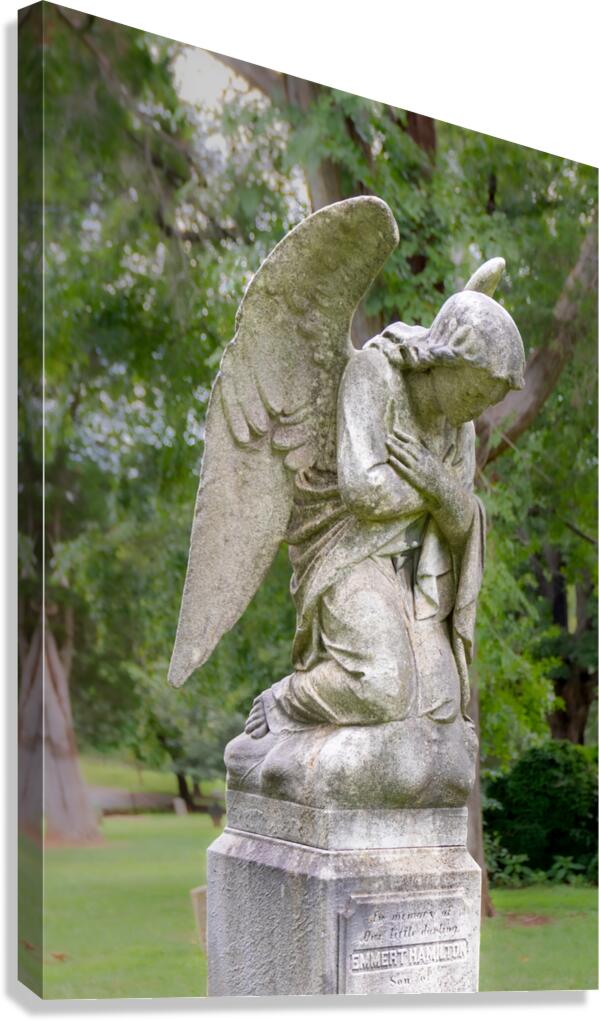 Old City Cemetery Angel Canvas Print