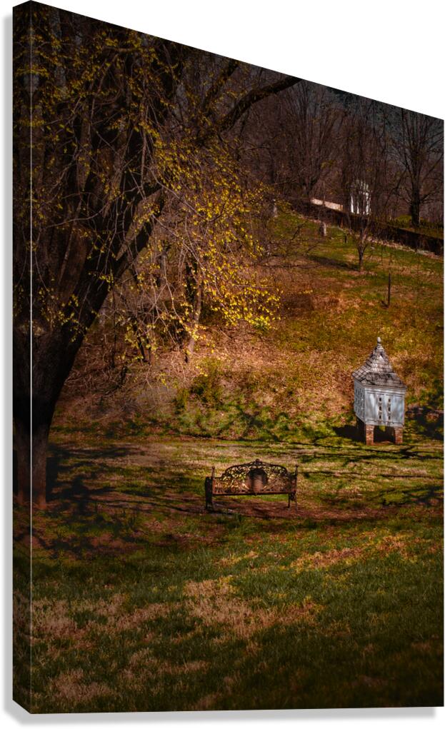 Old City Cemetery Bird House Canvas Print