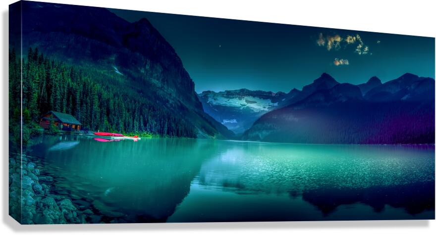 Lake Louise Reflections Panorama Canvas Print