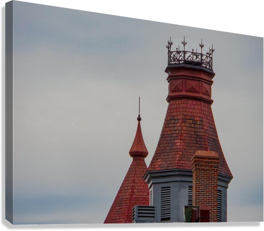 Old Salem Jail Cupola  in Massachusetts  Canvas Print