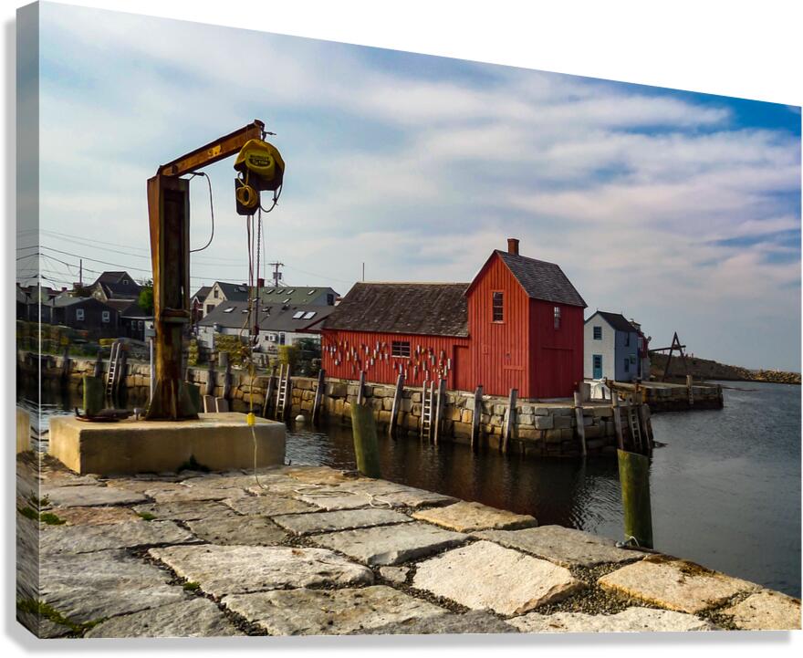 Rockport Fish House Canvas Print