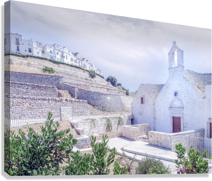 Locorotondo Church in Puglia Italy Canvas Print