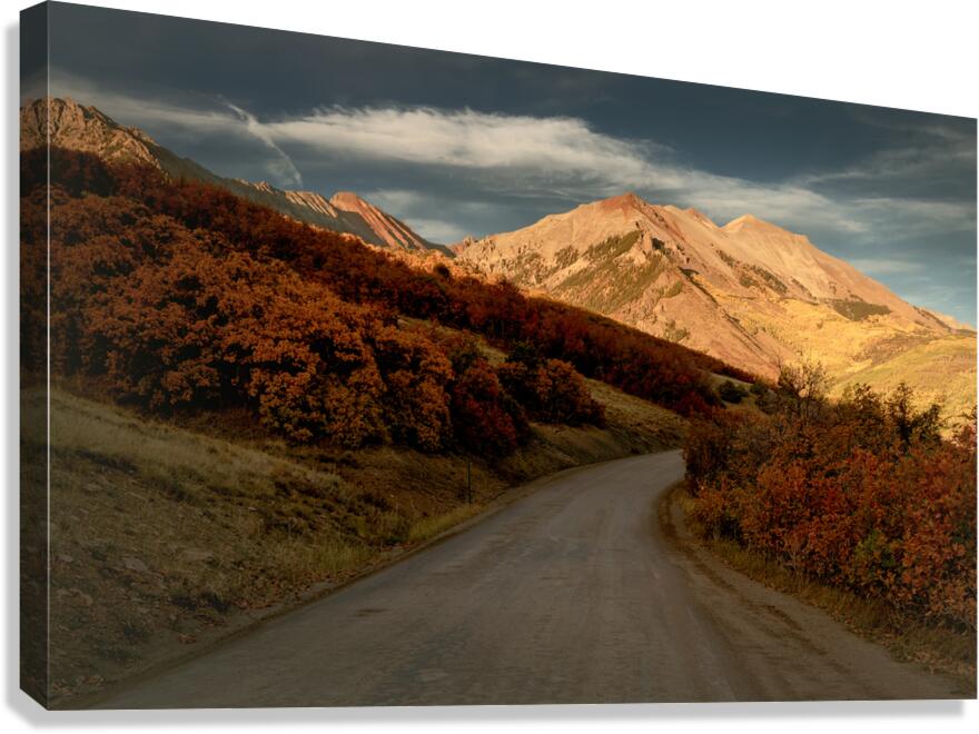 Colorado Backroads in Autumn Canvas Print