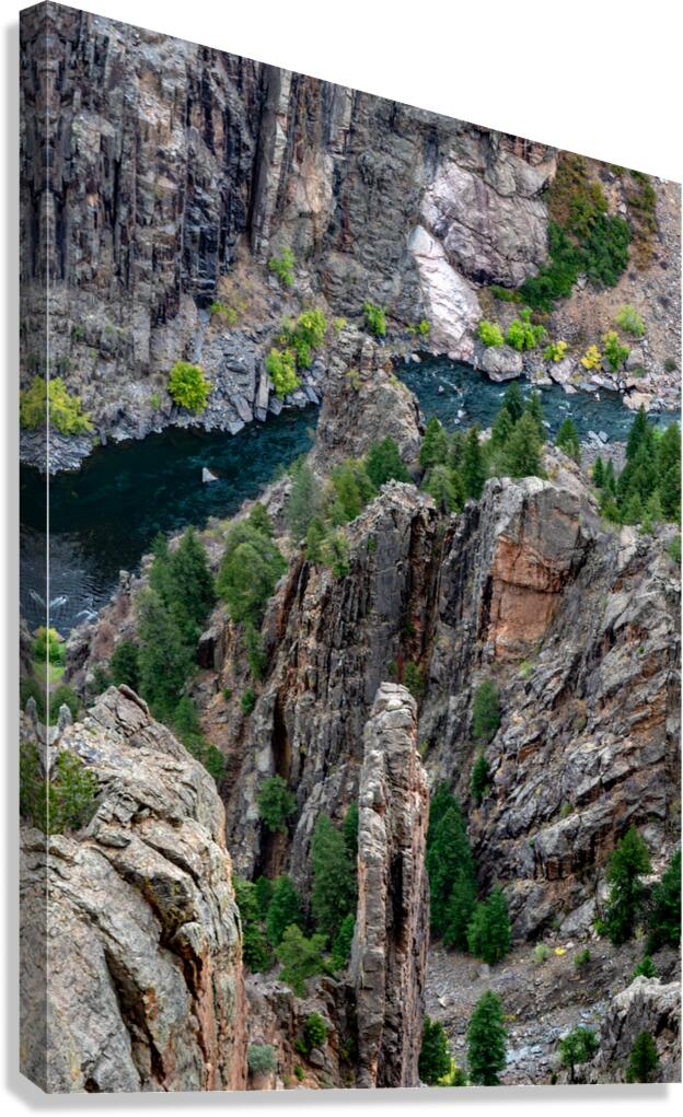 Black Canyon  of the Gunnision Spires Canvas Print