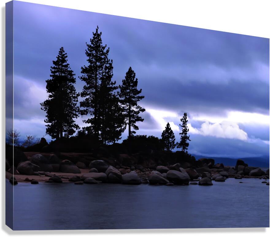 Lake Tahoe Thunder Storm Canvas Print