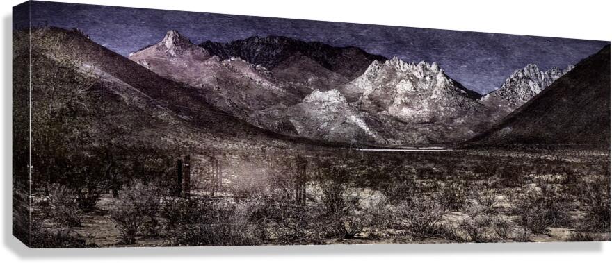 Eastern Sierra Ranch Gate Canvas Print