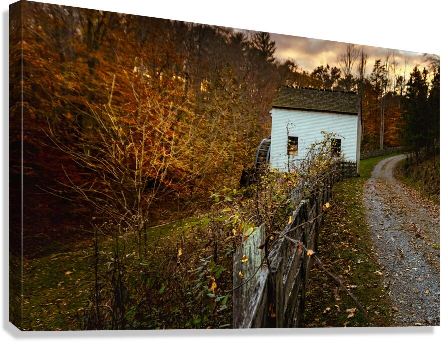 Explore Park  Sloans Grist Mill  Canvas Print