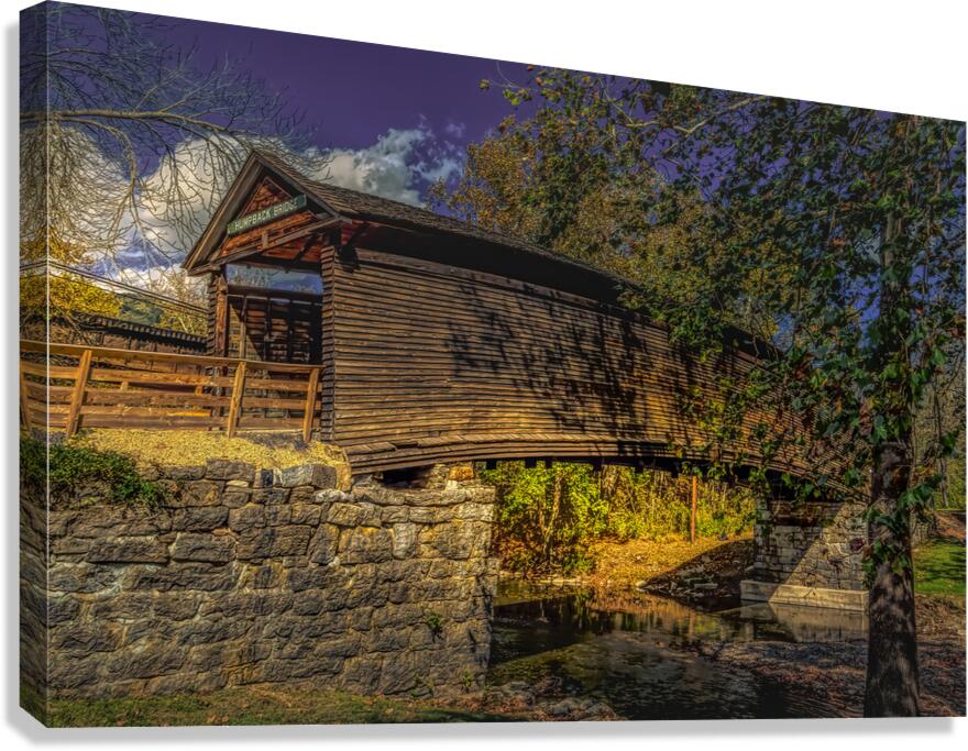 Covington Virginia Humpback Bridge Canvas Print