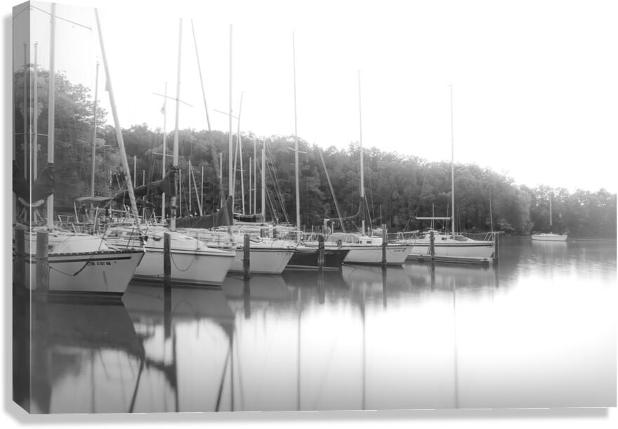 Quiet Morning at Smith Mountain Lake Canvas Print