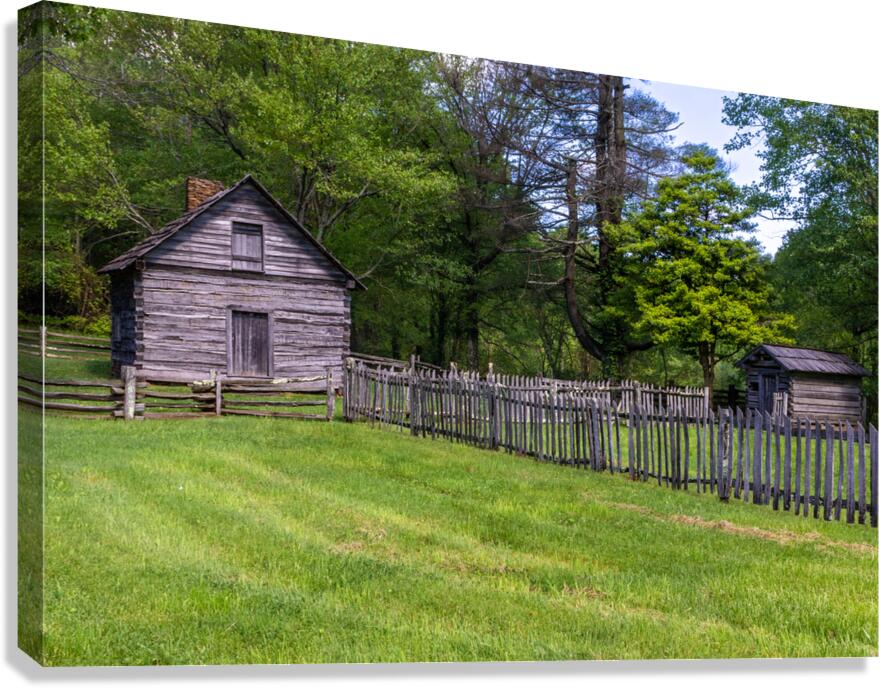 Puckett Cabin Homestead Canvas Print