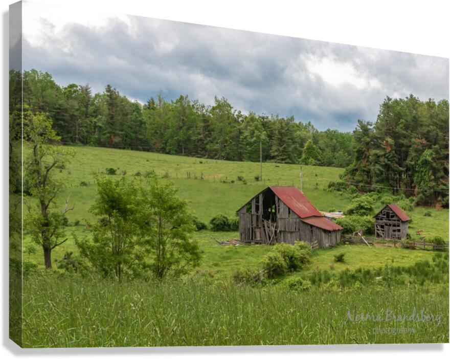 Farm on the Blue Ridge Canvas Print