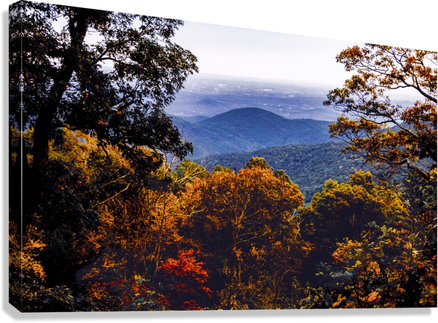 Autumn on the Blue Ridge Parkway Canvas Print
