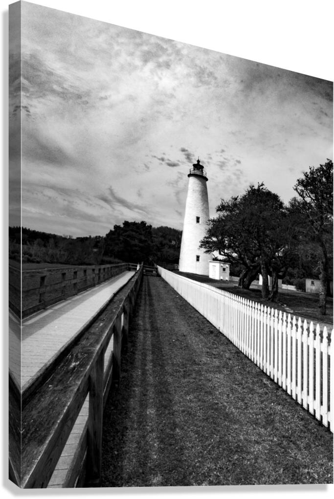 North Carolina Ocracoke Lighthouse Canvas Print